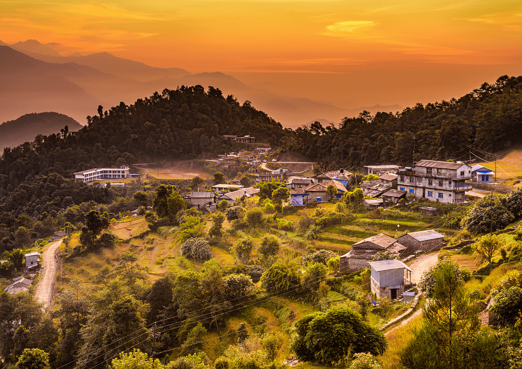 Dhampus village of Nepal