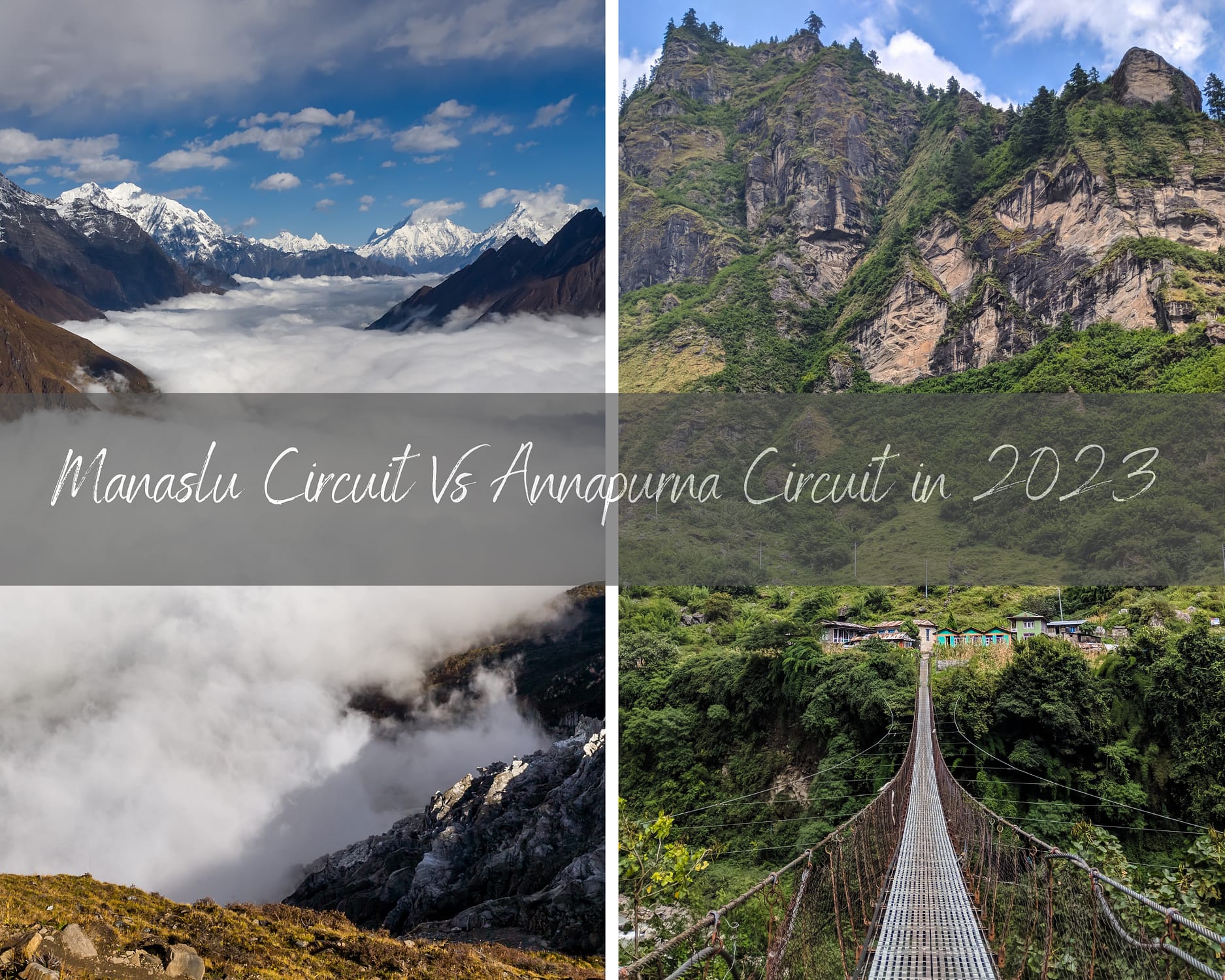 Manaslu Circuit vs Annapurna circuit trekking in 2023
