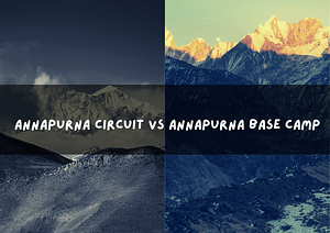 Annapurna circuit vs Annapurna base camp